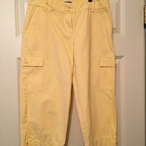 Izod Light Yellow Capris